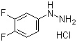 3,4-Difluorophenylhydrazine hydrochloride Structure,40594-37-4Structure