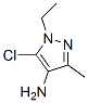 1H-pyrazol-4-amine, 5-chloro-1-ethyl-3-methyl- Structure,406188-94-1Structure