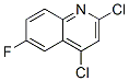 2,4-Dichloro-6-fluoro-quinoline Structure,406204-74-8Structure