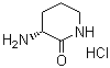 3-(R)-Amino-piperidin-2-one hydrochloride Structure,406216-02-2Structure