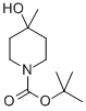 Tert-butyl 4-hydroxy-4-methylpiperidine-1-carboxylate Structure,406235-30-1Structure