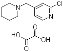 2-Chloro-4-(piperidin-1-ylmethyl)pyridine oxalate(for lafutidine) Structure,406484-56-8Structure