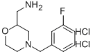 C-[4-(3-fluoro-benzyl)-morpholin-2-yl]-methylaminedihydrochloride Structure,407640-28-2Structure