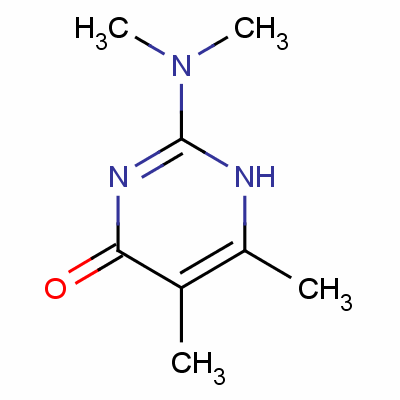 2-(Dimethylamino)-5,6-dimethyl-4(3h)-pyrimidinone Structure,40778-16-3Structure