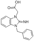 (3-Benzyl-2-imino-2,3-dihydro-benzoimidazol-1-yl)-acetic acid Structure,40783-87-7Structure