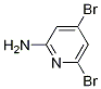 2-Amino-4,6-dibromopyridine Structure,408352-48-7Structure