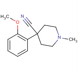 4-(2-Methoxyphenyl)-1-methylpiperidine-4-carbonitrile Structure,408510-18-9Structure