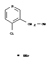 3-Pyridinemethanol,4-chloro-, hydrobromide (1:1) Structure,40899-46-5Structure