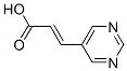 3-(5-Pyrimidinyl)-2-propenoic acid Structure,40929-53-1Structure