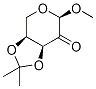 Methyl 3,4-o-isopropylidene-beta-l-erythro-pentopyranosid-2-ulose Structure,4096-62-2Structure