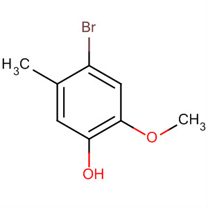 4-Bromo-2-methoxy-5-methylphenol Structure,40992-09-4Structure