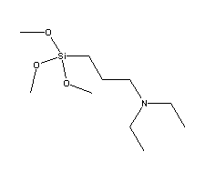 (N,N-Diethyl-3-aminopropyl)trimethoxysilane Structure,41051-80-3Structure