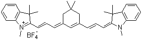 2-((E)-3-(5,5-dimethyl-3-[(e)-3-(1,3,3-trimethyl-1,3-dihydro-2h-indol-2-ylidene)-1-propenyl]-2-cyclohexen-1-ylidene)-1-propenyl)-1,3,3-trimethyl-3h-indolium tetrafluoroborate Structure,410536-44-6Structure