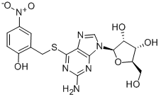 S-(2-hydroxy-5-nitrobenzyl)-6-thioguanosine Structure,41094-07-9Structure