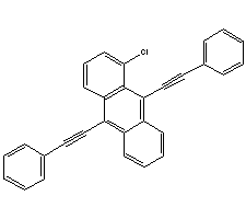 1-Chloro-9,10-bis(phenylethynyl)anthracene Structure,41105-35-5Structure