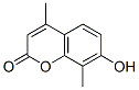 7-Hydroxy-4,8-dimethylcoumarin Structure,4115-76-8Structure