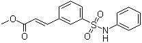 3-(3-Phenylsulfamoylphenyl)acrylic acid methyl ester Structure,412268-99-6Structure