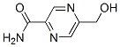 Pyrazinecarboxamide, 5-(hydroxymethyl)- Structure,412277-94-2Structure