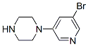 Piperazine, 1-(5-bromo-3-pyridinyl)- Structure,412347-30-9Structure