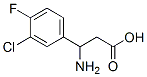 3-Amino-3-(3-chloro-4-fluoro-phenyl)-propionic acid Structure,412925-25-8Structure