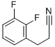 2,3-Difluorobenzenepropanenitrile Structure,412961-28-5Structure