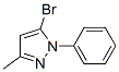 5-Bromo-3-methyl-1-phenylpyrazole Structure,41327-15-5Structure