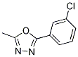 2-(3-Chlorophenyl)-5-methyl-1,3,4-oxadiazole Structure,41420-93-3Structure