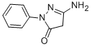 3-Amino-1-phenyl-4,5-dihydro-1H-pyrazol-5-one Structure,4149-06-8Structure