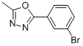 2-(3-Bromophenyl)-5-methyl-1,3,4-oxadiazole Structure,41491-53-6Structure