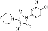 3-Chloro-1-(3,4-dichlorophenyl)-4-(4-morpholinyl)-1h-pyrrole-2,5-dione Structure,415713-60-9Structure