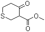 4-Oxo-tetrahydro-thiopyran-3-carboxylic acid methyl ester Structure,4160-61-6Structure