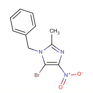 1-Benzyl-5-bromo-2-methyl-4-nitro-1h-imidazole Structure,41604-61-9Structure