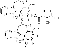 Catharanthine hemitartrate Structure,4168-17-6Structure