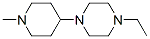 Piperazine, 1-ethyl-4-(1-methyl-4-piperidinyl)-(9ci) Structure,416867-23-7Structure