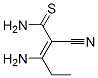 2-Pentenethioamide, 3-amino-2-cyano- Structure,41808-29-1Structure