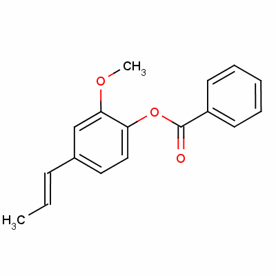 2-Methoxy-4-prop-1-enylphenyl benzoate Structure,4194-00-7Structure