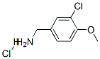 3-Chloro-4-methoxybenzylamine hydrochloride Structure,41965-95-1Structure