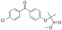 Methyl 2-[4-(4-chlorobenzoyl)-phenoxy]-2-methylpropanoate Structure,42019-07-8Structure