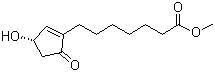 Methyl (s)-(-)-3-hydroxy-5-oxo-1-cyclopentene-1-heptanoate Structure,42038-75-5Structure