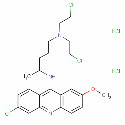 Quinacrine mustard dihydrochloride Structure,4213-45-0Structure