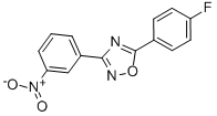 5-(4-Fluorophenyl)-3-(3-nitrophenyl)-1,2,4-oxadiazole Structure,421581-70-6Structure