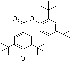 2,4-Di-tert-butylphenyl 3,5-di-tert-butyl-4-hydroxybenzoate Structure,4221-80-1Structure