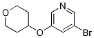 3-Bromo-5-(tetrahydro-2h-pyran-4-yloxy)pyridine Structure,422557-23-1Structure