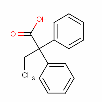 2,2-Diphenylbutyric acid Structure,4226-57-7Structure