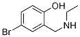 4-Bromo-2-[(ethylamino)methyl]phenol Structure,42313-78-0Structure