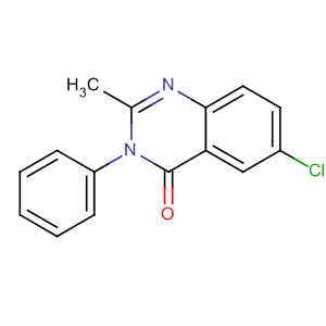 6-Chloro-2-methyl-3-phenylquinazolin-4(3h)-one Structure,4248-11-7Structure