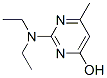 2-Diethylamino-6-hydroxy-4-methylpyrimidine Structure,42487-72-9Structure