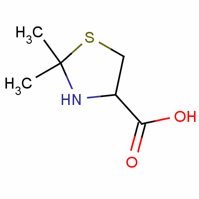 2,2-Dimethyl-thiazolidine-4-carboxylic acid Structure,42607-20-5Structure