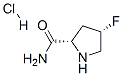 4-Cis-fluoro-l-prolinamide hydrochloride Structure,426844-23-7Structure