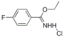 4-Fluoro-benzimidic acid ethyl ester;Hydrochloride Structure,4278-01-7Structure